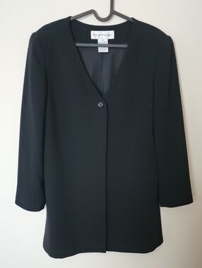 Rene Rofe Women's Black Single-Button Blazer